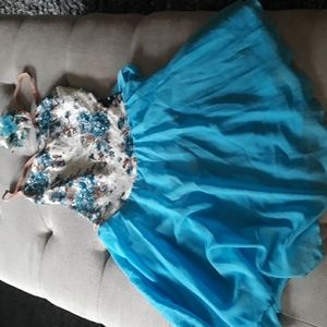 Recital Dress with matching Head Piece